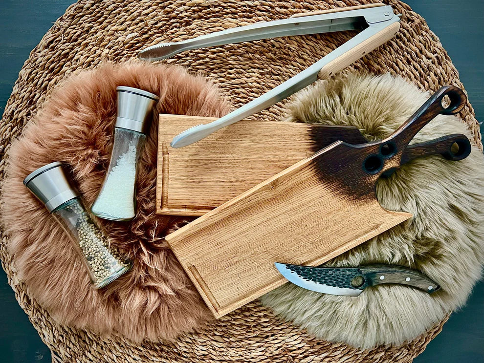 Messer-Design Platte