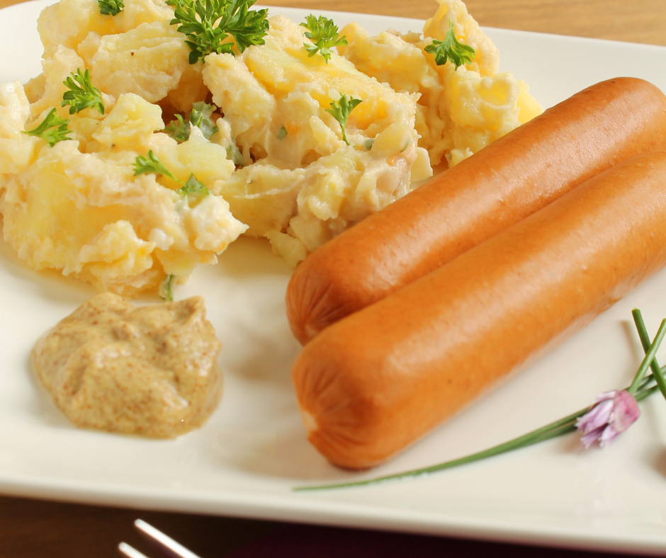 Bockwurst und Kartoffelsalat